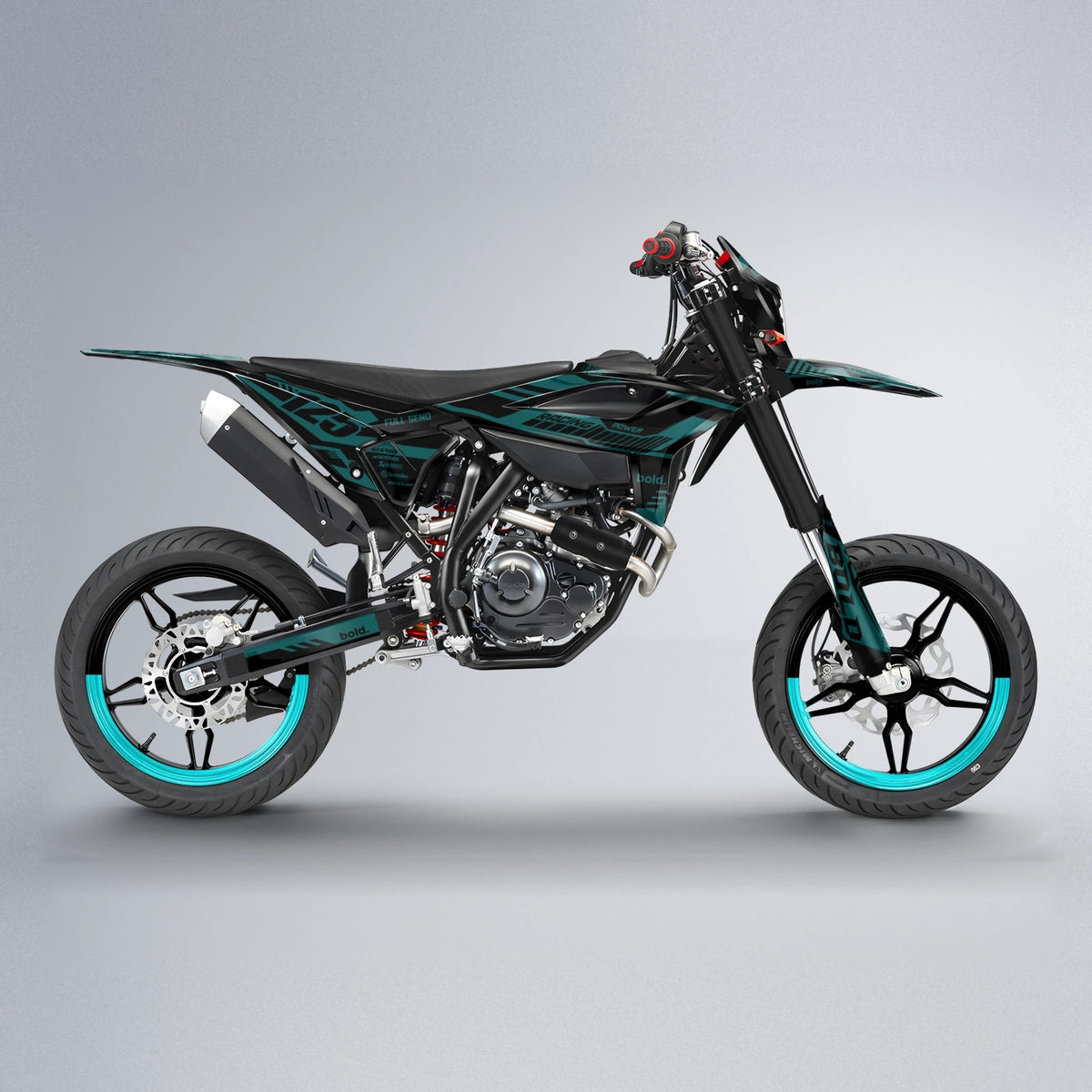 STEALTH Graphics Kit for Beta RR 125 LC & RR 50 – Supermoto Dekor