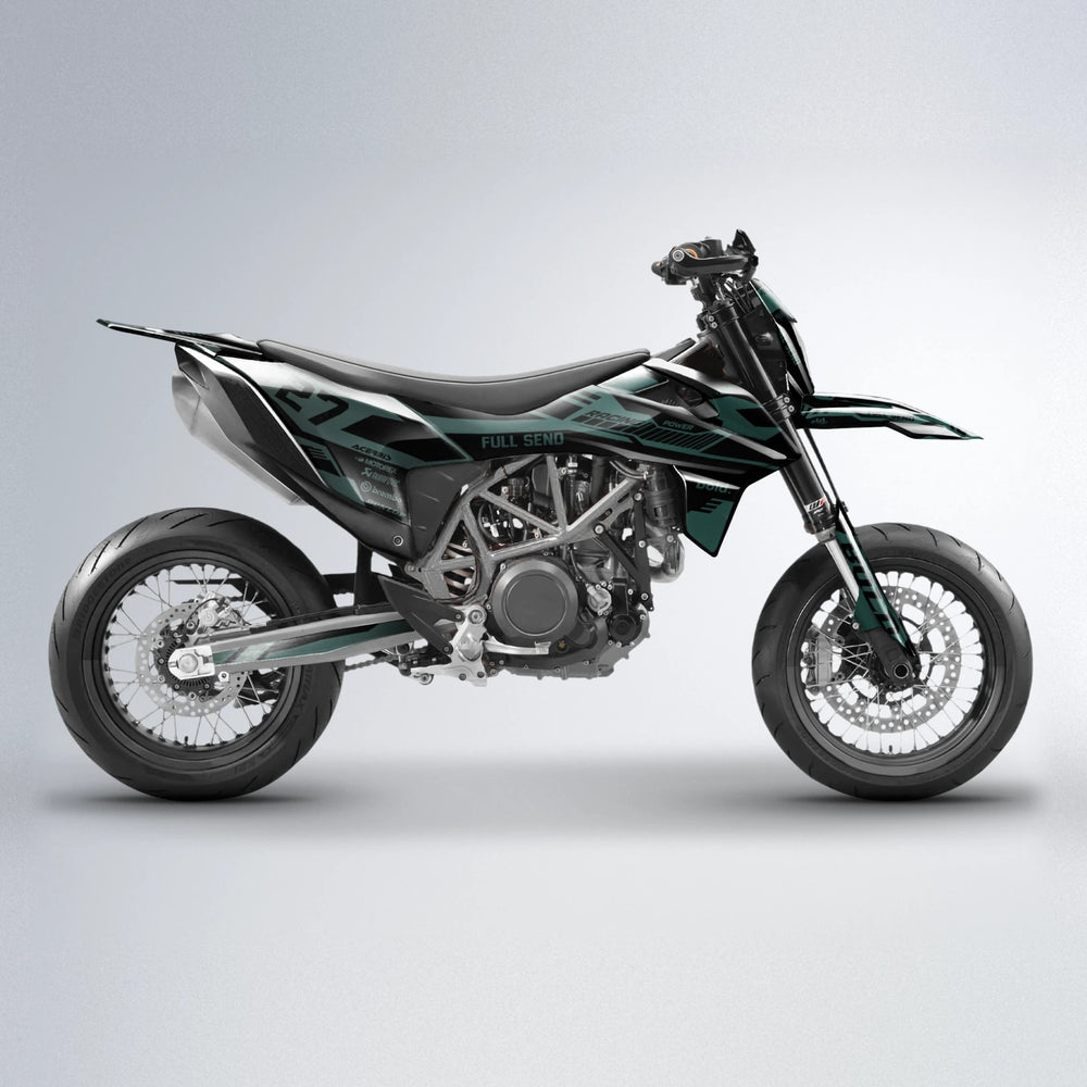 STEALTH KTM SMC 690 supermoto graphics kit in Mint