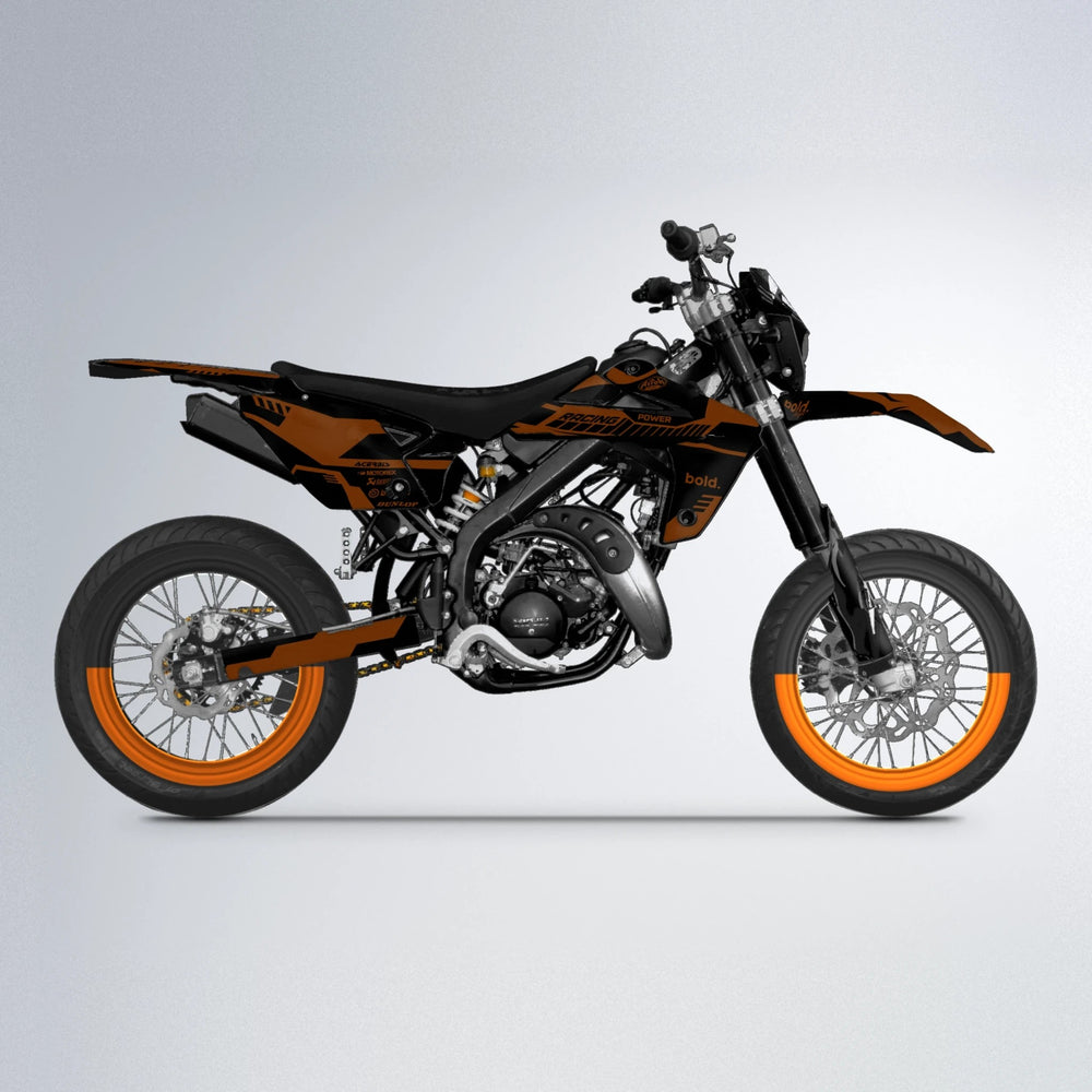 STEALTH Rieju MRT supermoto graphics kit in Orange