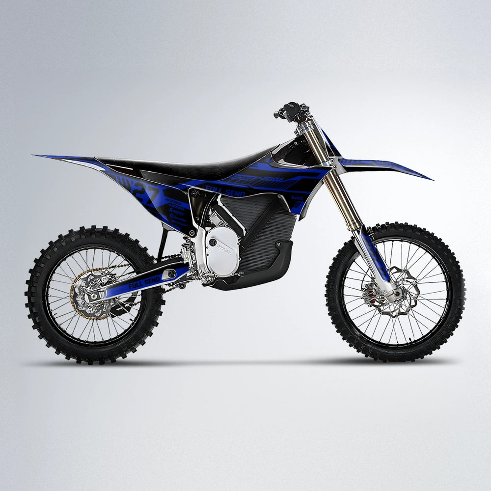 STEALTH Stark Varg MX motocross graphics kit in Blue