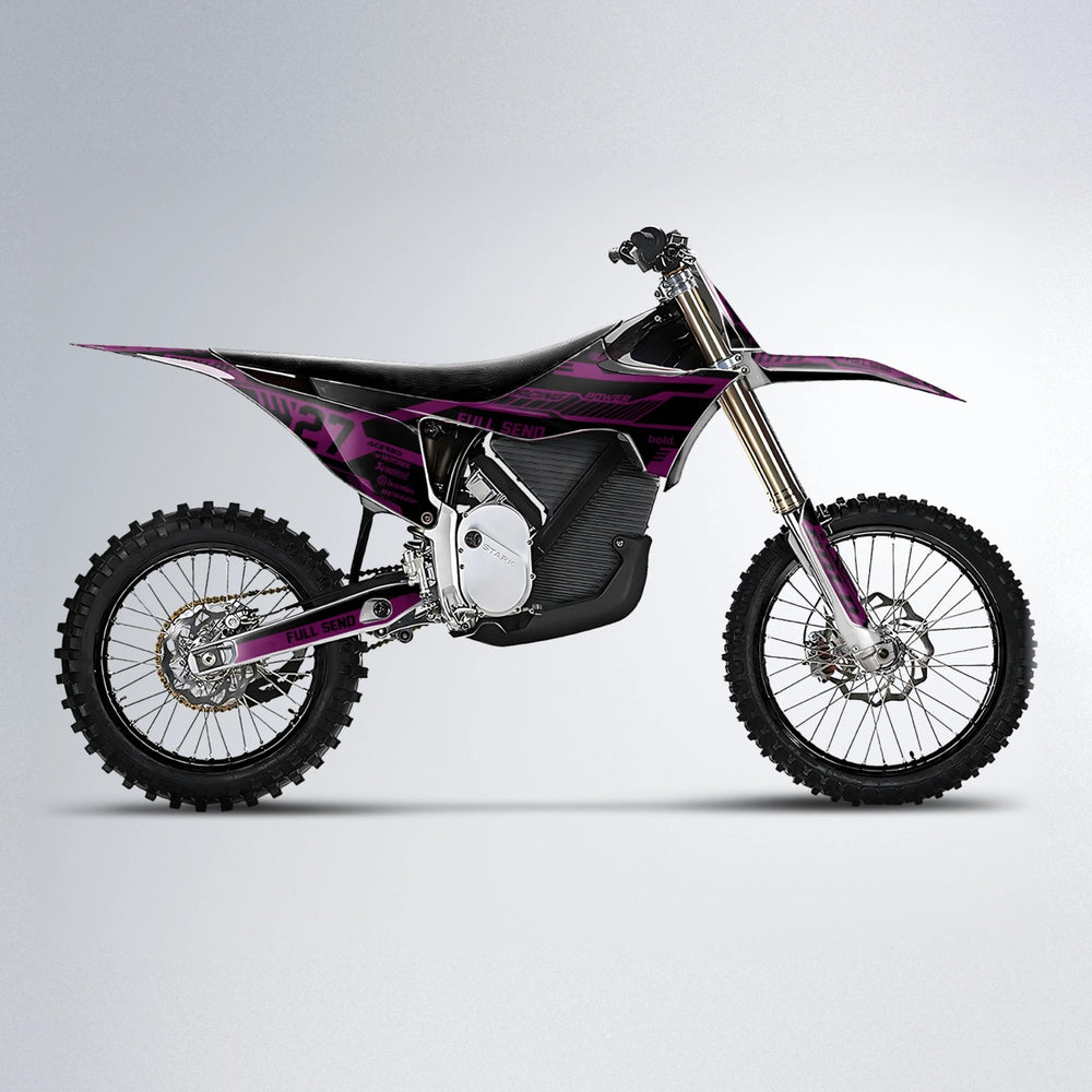 STEALTH Stark Varg MX motocross graphics kit in Pink