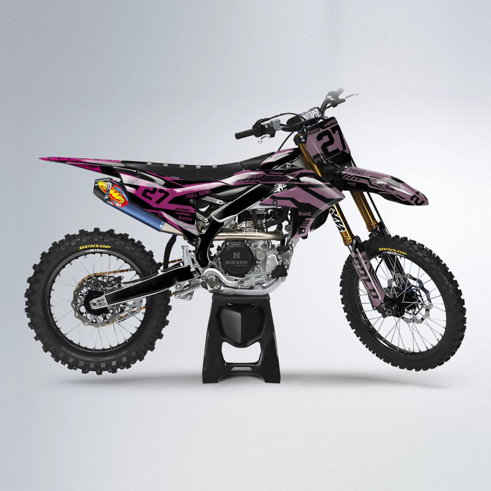 STEALTH Yamaha YZF MX motocross graphics kit in Flamingo