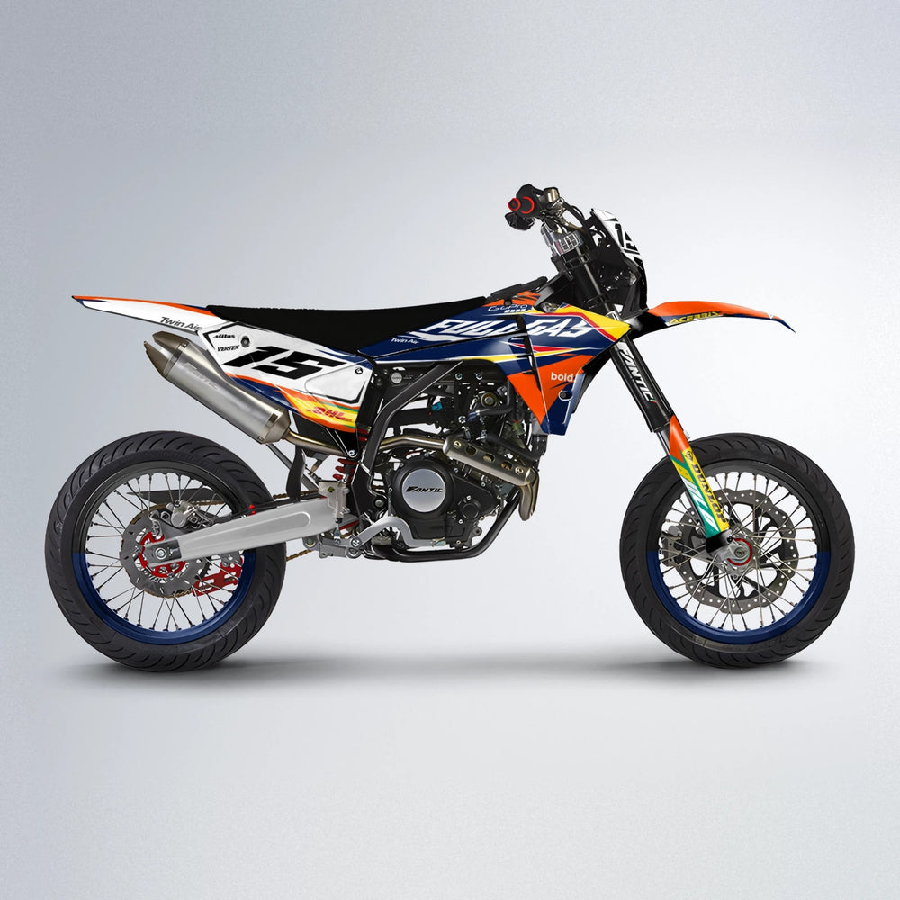 STENMARK Fantic supermoto graphics kit in Custom Colour