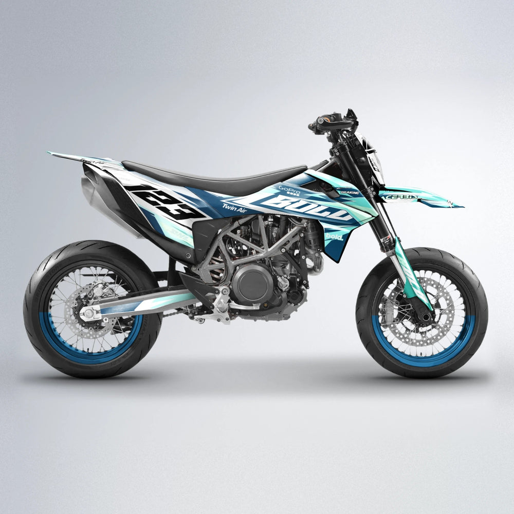 STENMARK KTM SMC 690 supermoto graphics kit in Mint