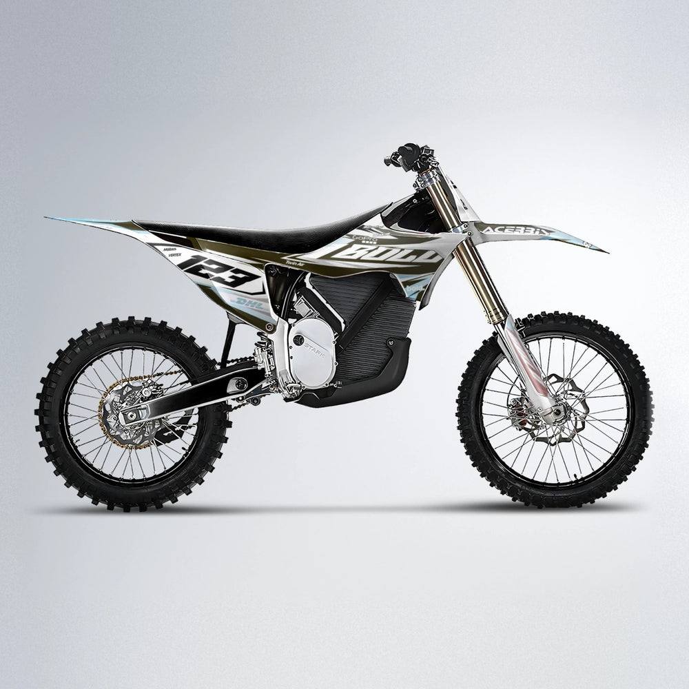 STENMARK Stark Varg MX motocross graphics kit in Light Blue & White