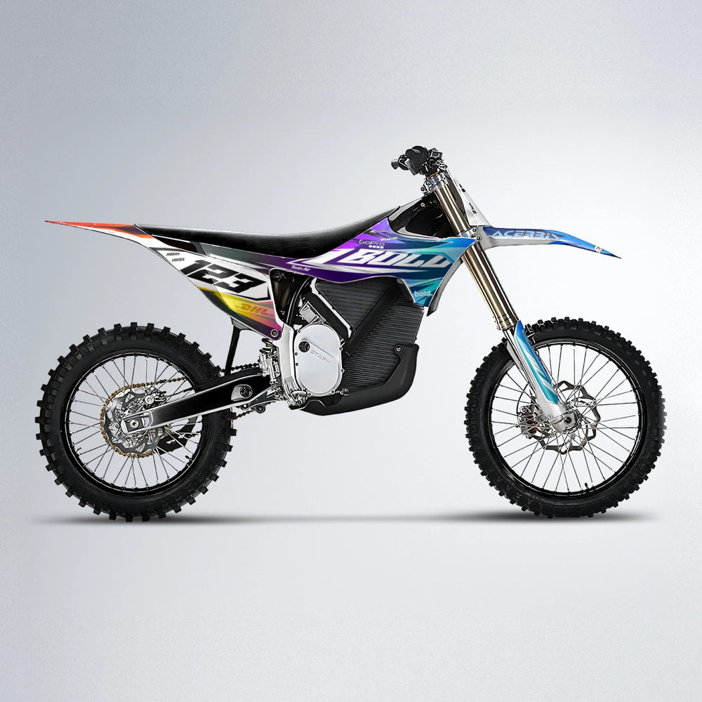 STENMARK Stark Varg MX motocross graphics kit in Sunset Fade