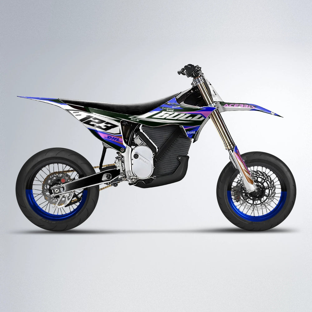 STENMARK Stark Varg SM supermoto graphics kit in Blue
