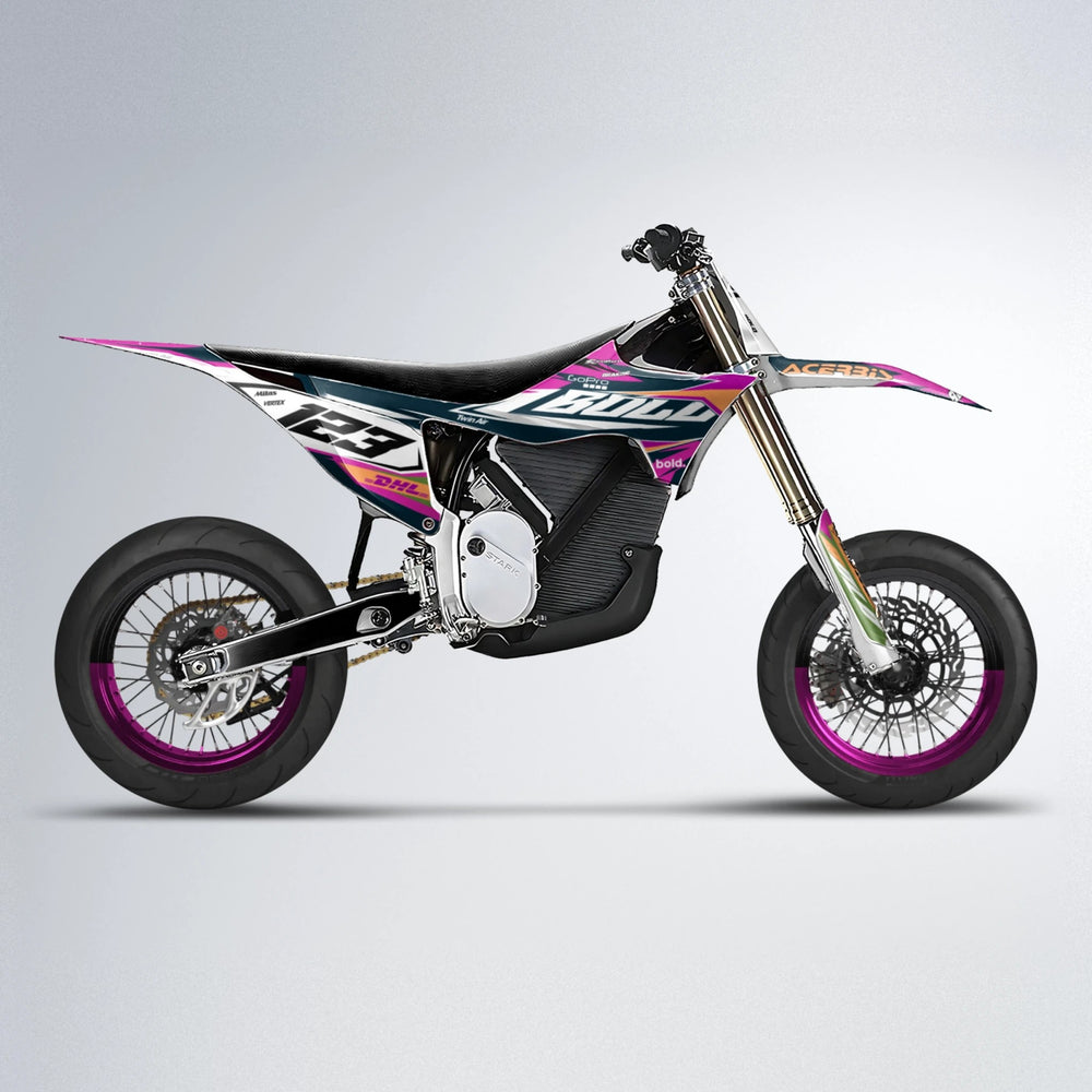 STENMARK Stark Varg SM supermoto graphics kit in Pink