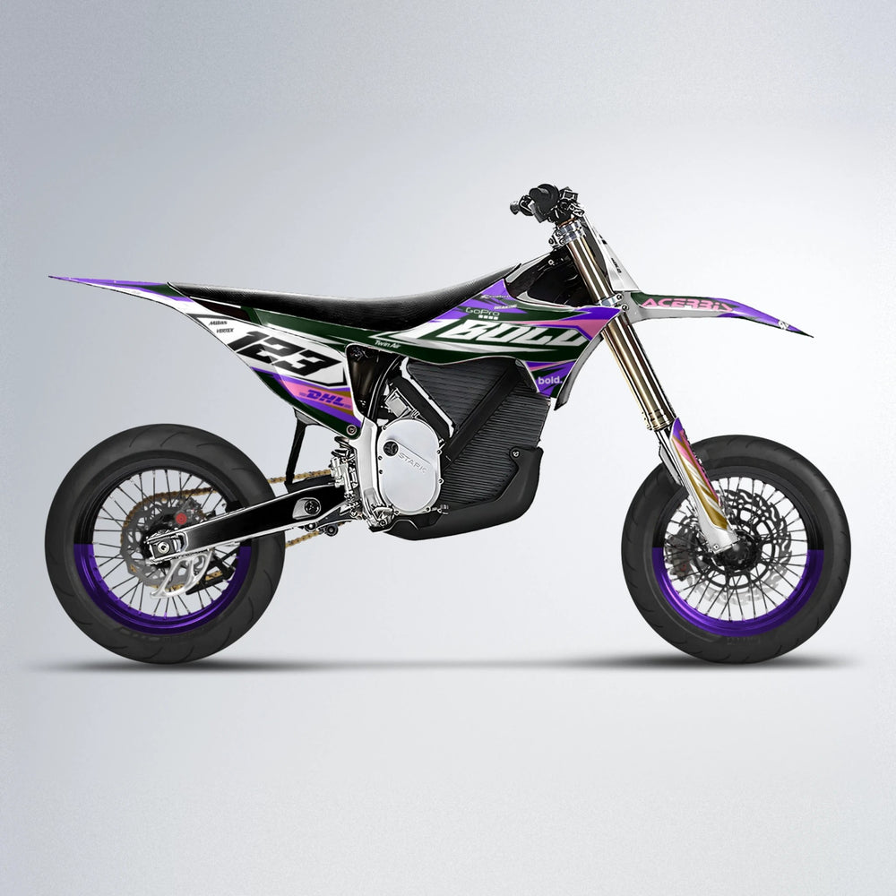 STENMARK Stark Varg SM supermoto graphics kit in Purple