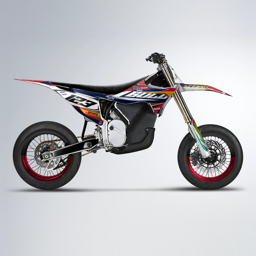 STENMARK Stark Varg SM supermoto graphics kit in Red