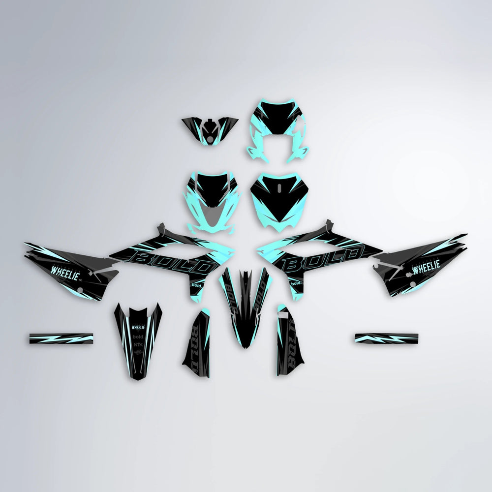 STORM Beta graphics kit parts layout in Mint