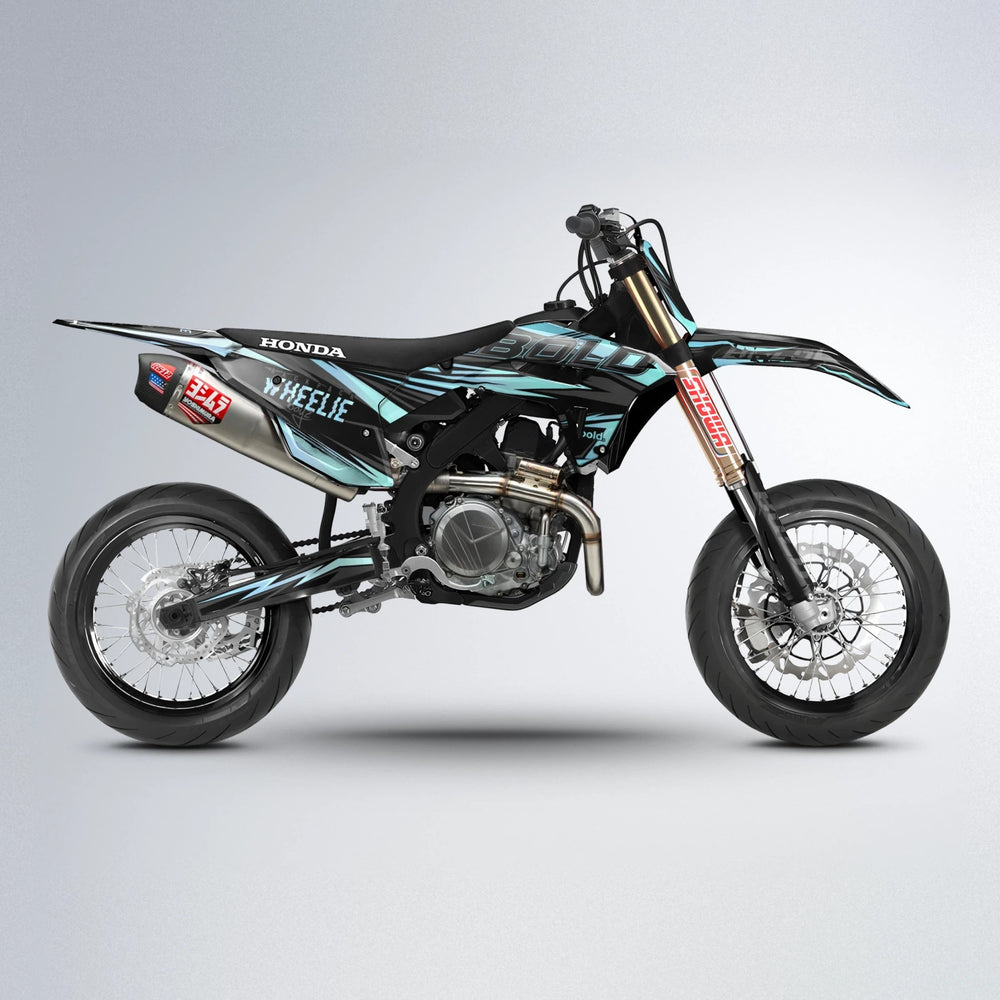 STORM Honda supermoto graphics kit in Mint