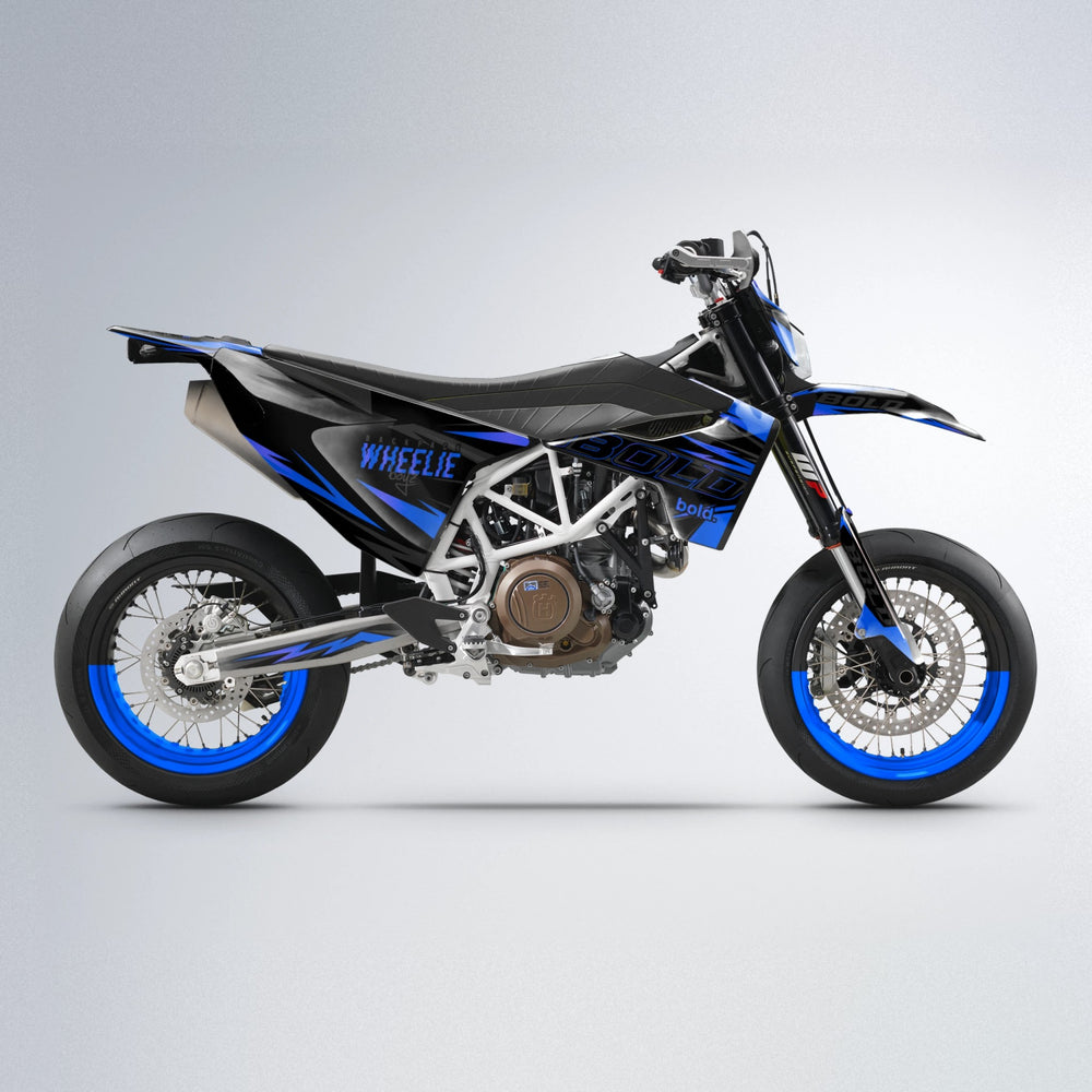 STORM Husqvarna 701 supermoto graphics kit in Blue