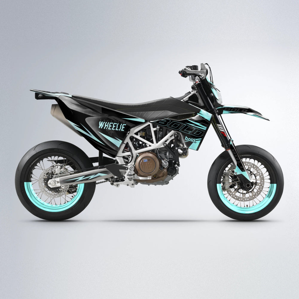 STORM Husqvarna 701 supermoto graphics kit in Mint