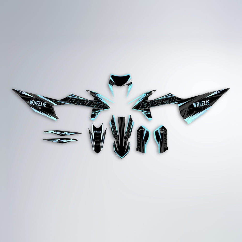 STORM graphics kit parts layout in Mint