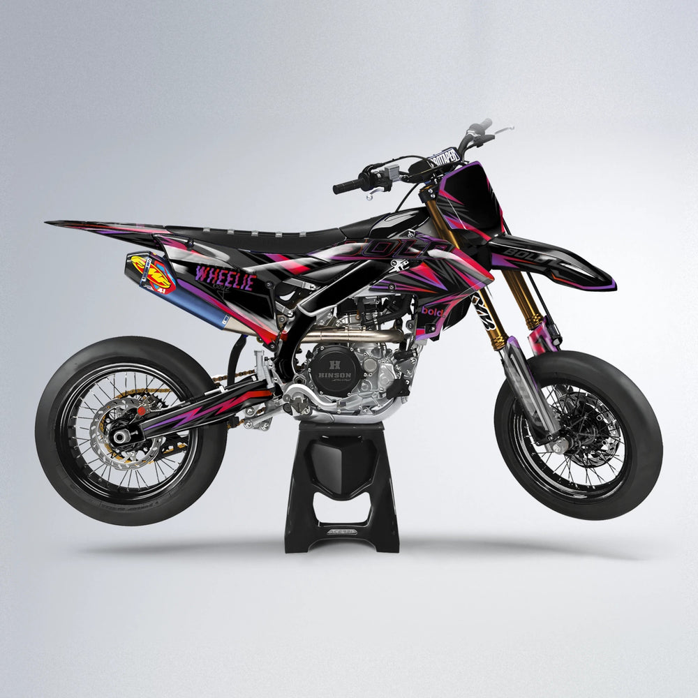 STORM Yamaha YZF SM supermoto graphics kit in Red