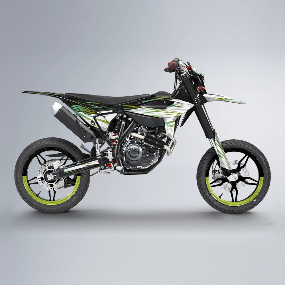 SUNRISE Beta supermoto graphics kit in Olive
