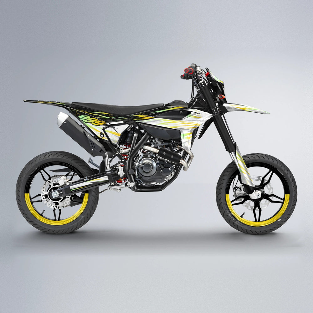 SUNRISE Beta supermoto graphics kit in Yellow