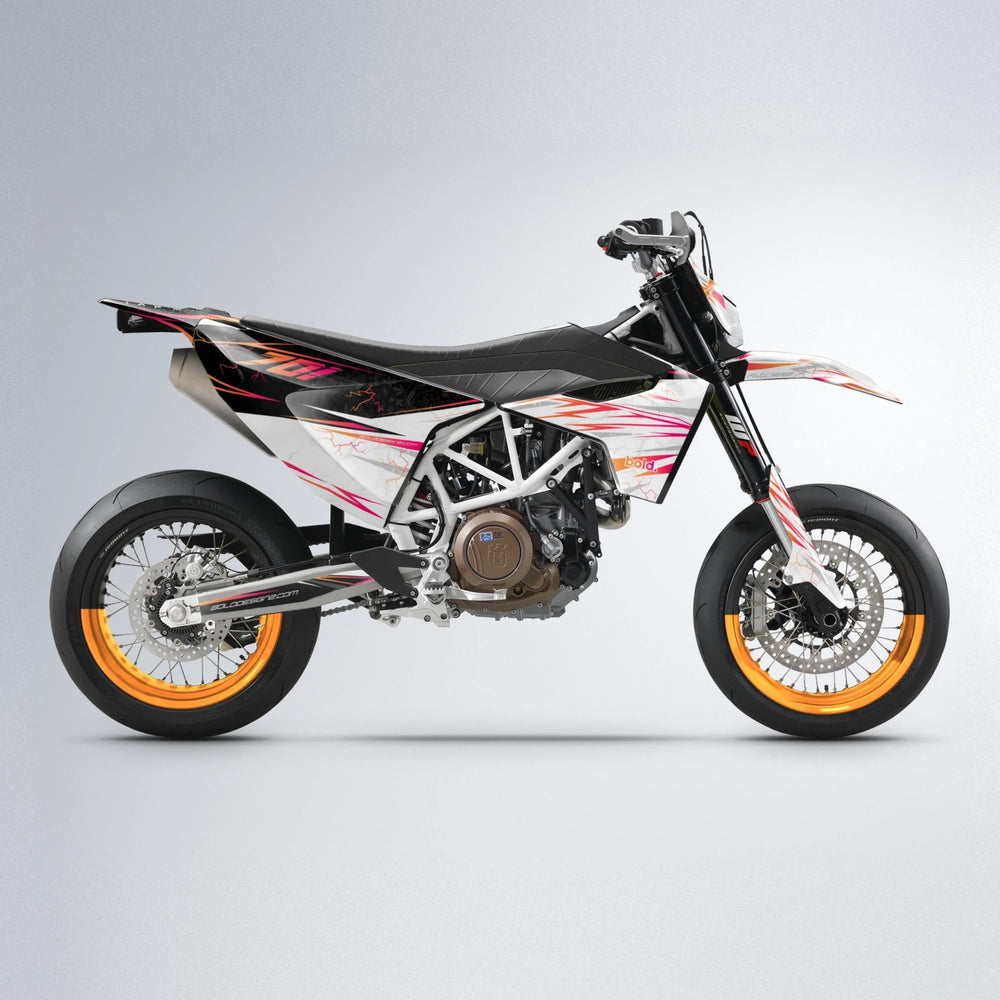 SUNRISE Husqvarna 701 supermoto graphics kit in Custom Colour