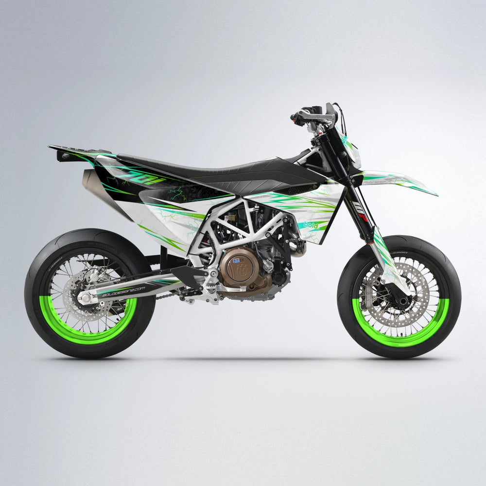 SUNRISE Husqvarna 701 supermoto graphics kit in Green