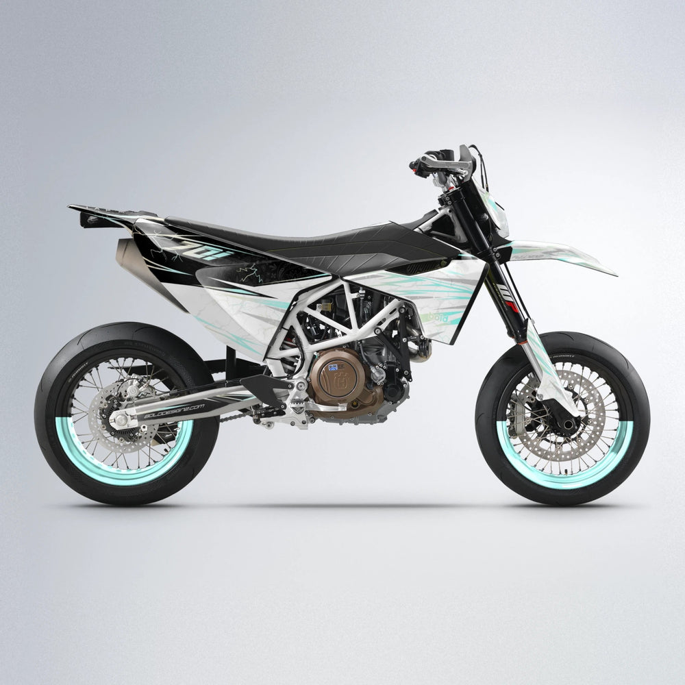 SUNRISE Husqvarna 701 supermoto graphics kit in Mint