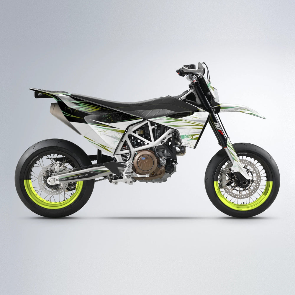 SUNRISE Husqvarna 701 supermoto graphics kit in Olive