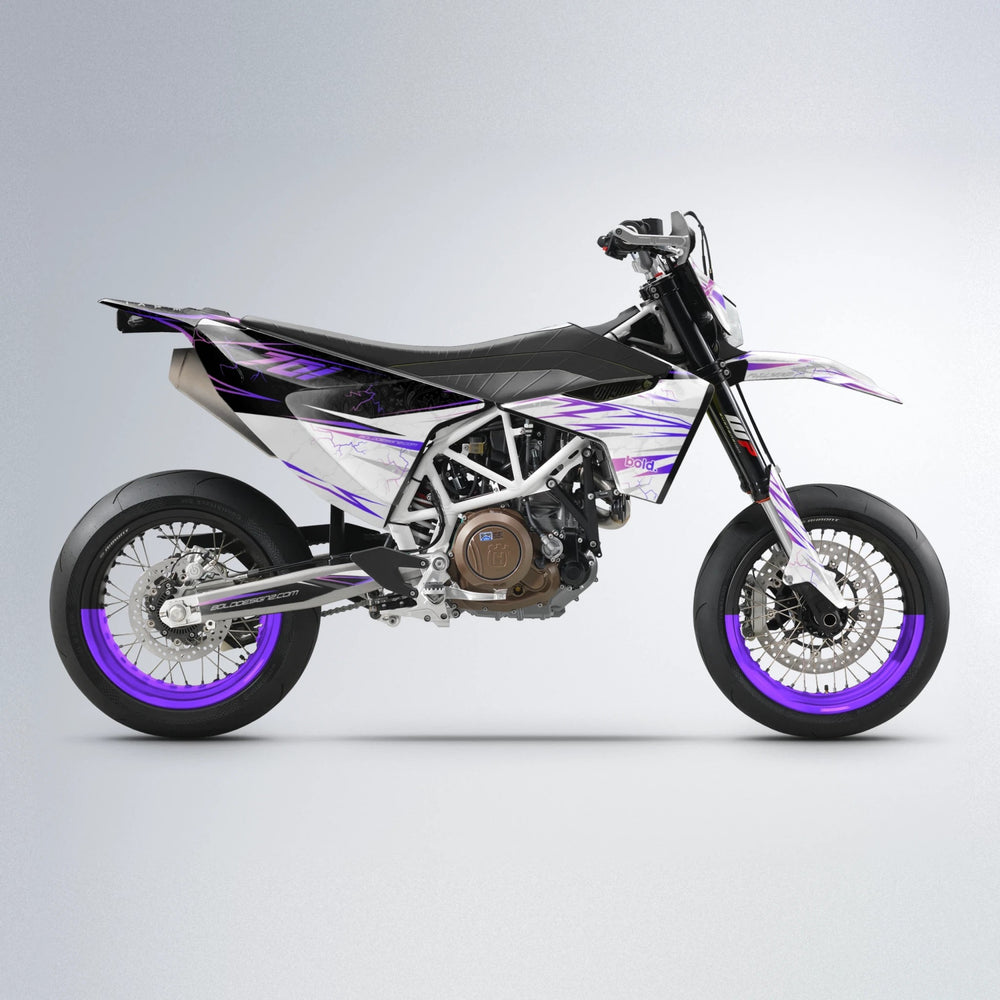 SUNRISE Husqvarna 701 supermoto graphics kit in Purple