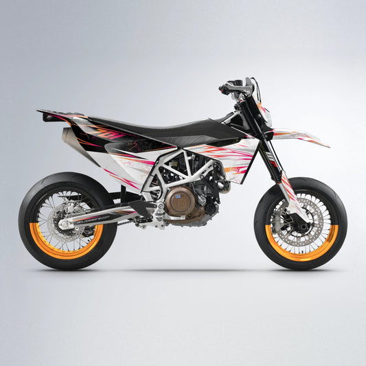 SUNRISE Husqvarna 701 supermoto graphics kit in Red