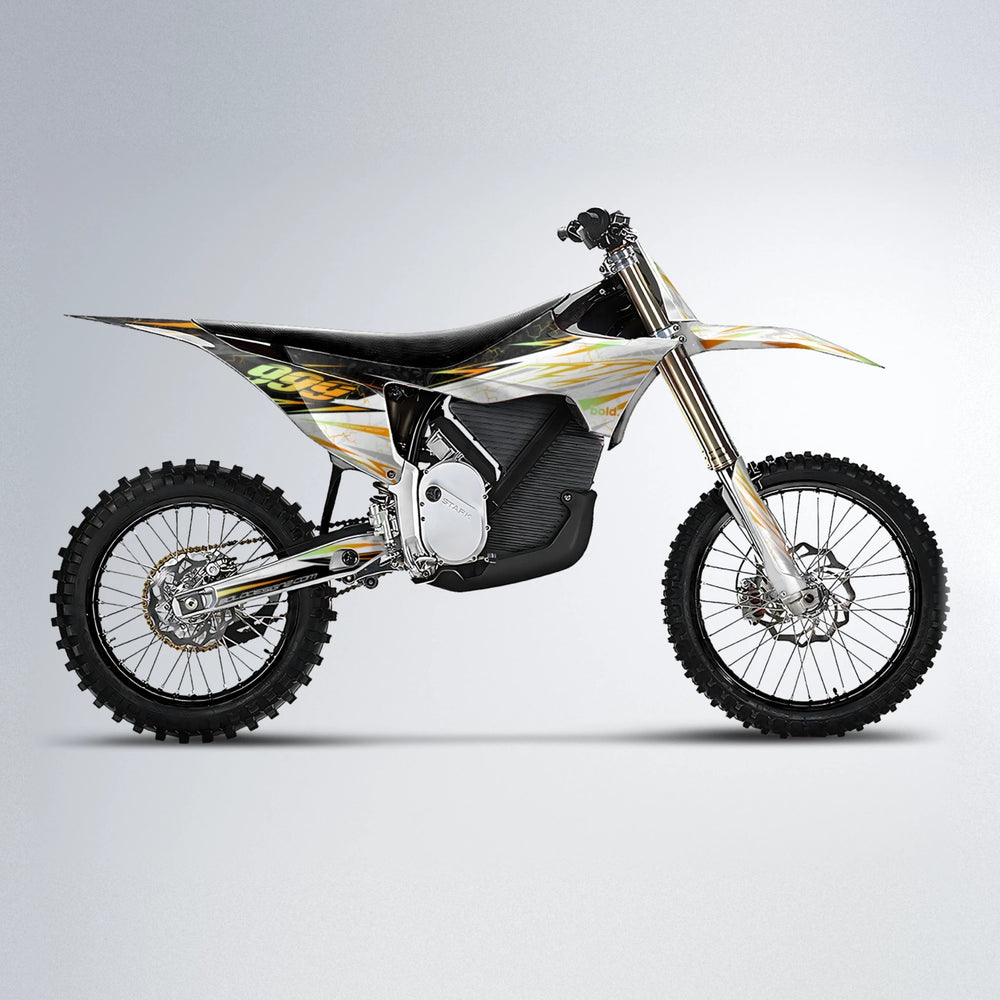 SUNRISE Stark Varg MX motocross graphics kit in Orange & Yellow