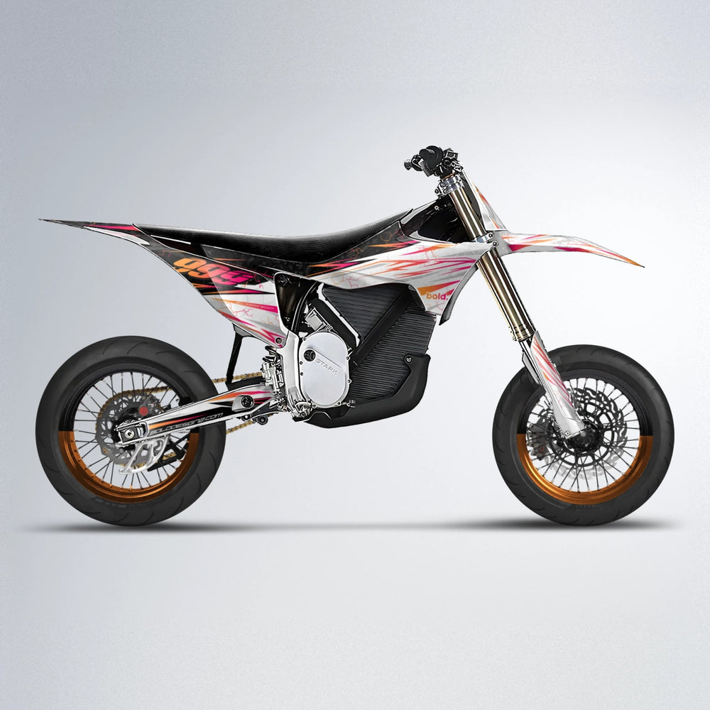 SUNRISE Stark Varg SM supermoto graphics kit in Red