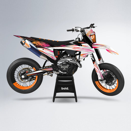 SUNRISE supermoto graphics kit in Red