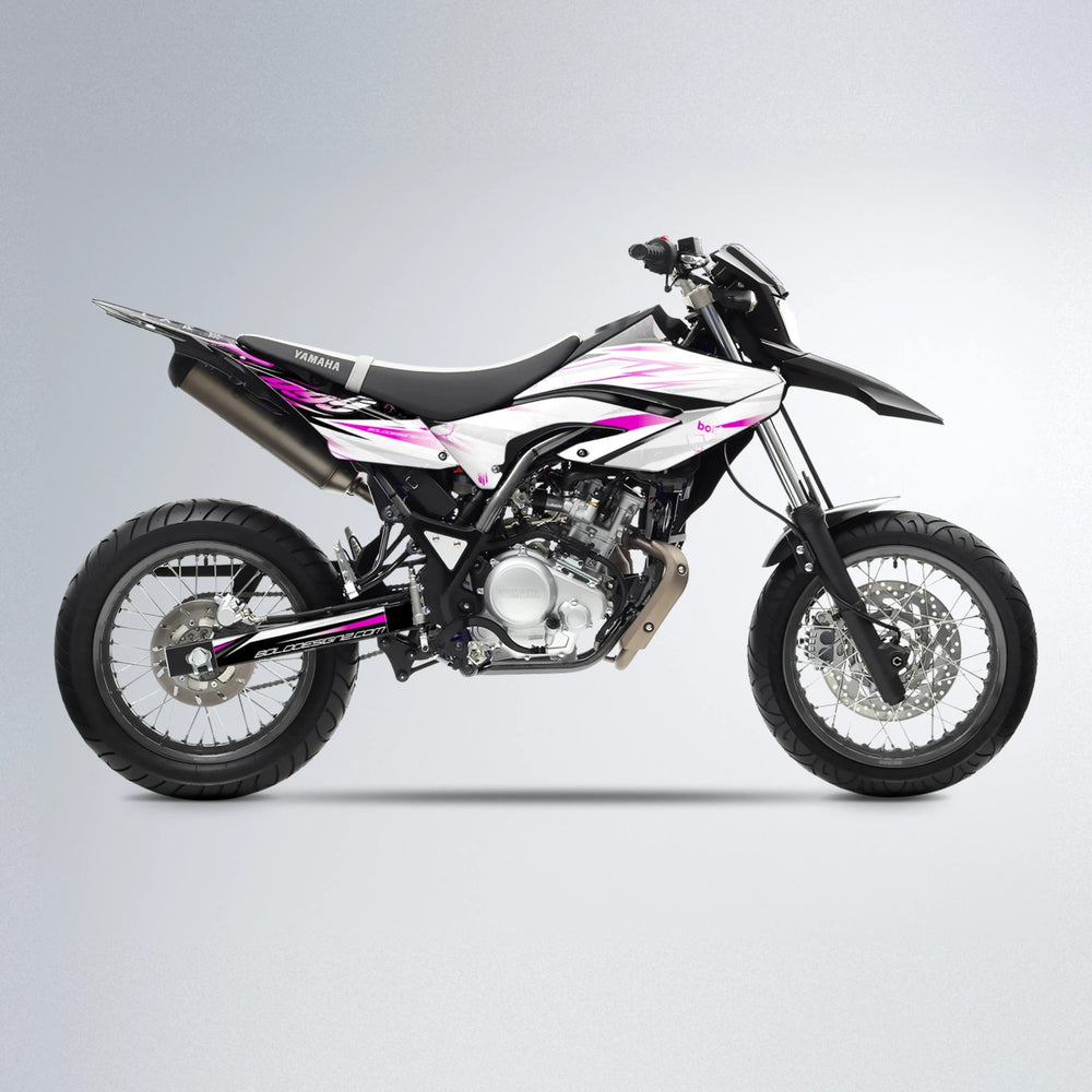 SUNRISE Yamaha WR 125X supermoto graphics kit in Pink