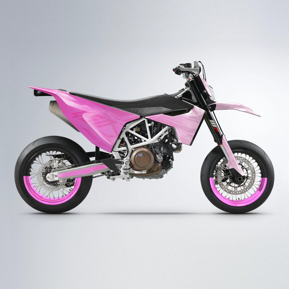 TEMPEST Husqvarna 701 supermoto graphics kit in Flamingo
