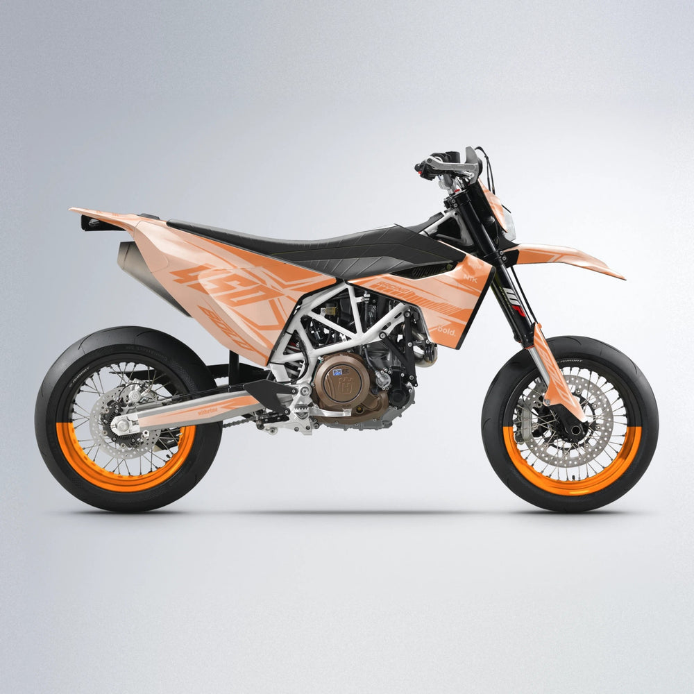 TEMPEST Husqvarna 701 supermoto graphics kit in Orange