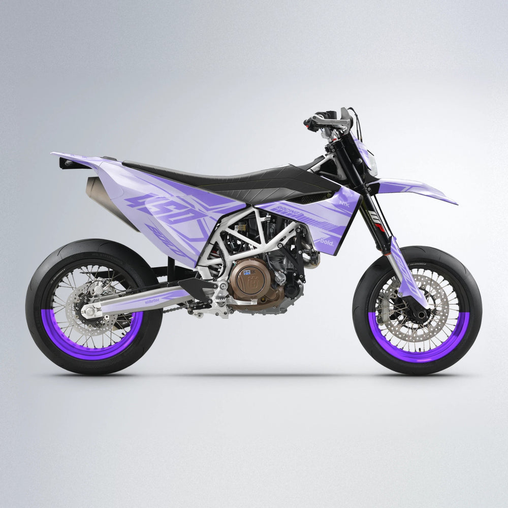 TEMPEST Husqvarna 701 supermoto graphics kit in Purple