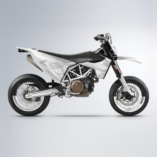 TEMPEST Husqvarna 701 supermoto graphics kit in White