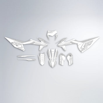 TEMPEST graphics kit parts layout in Silver