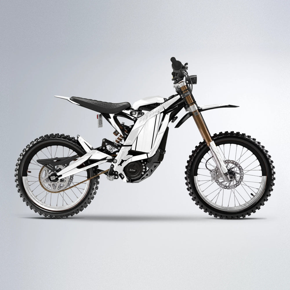 TEMPEST Sur-Ron Light Bee motocross graphics kit in Custom Colour