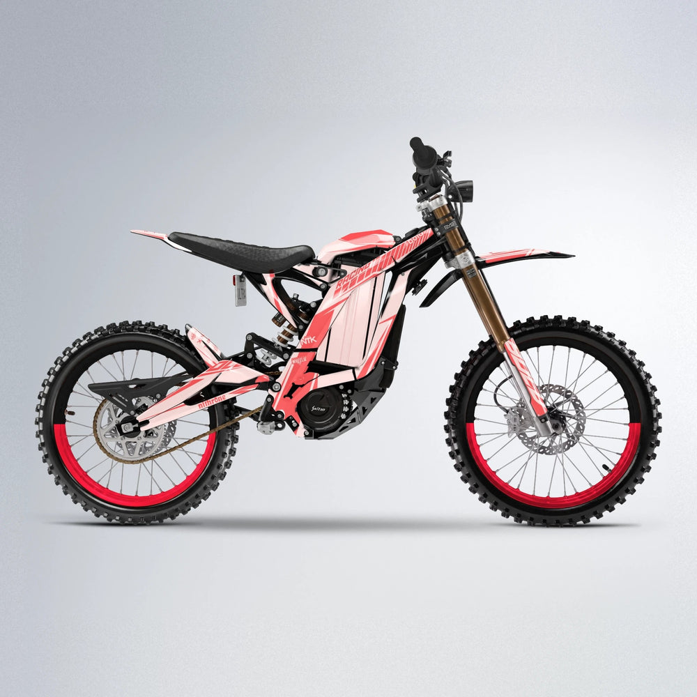 TEMPEST Sur-Ron Light Bee motocross graphics kit in Red