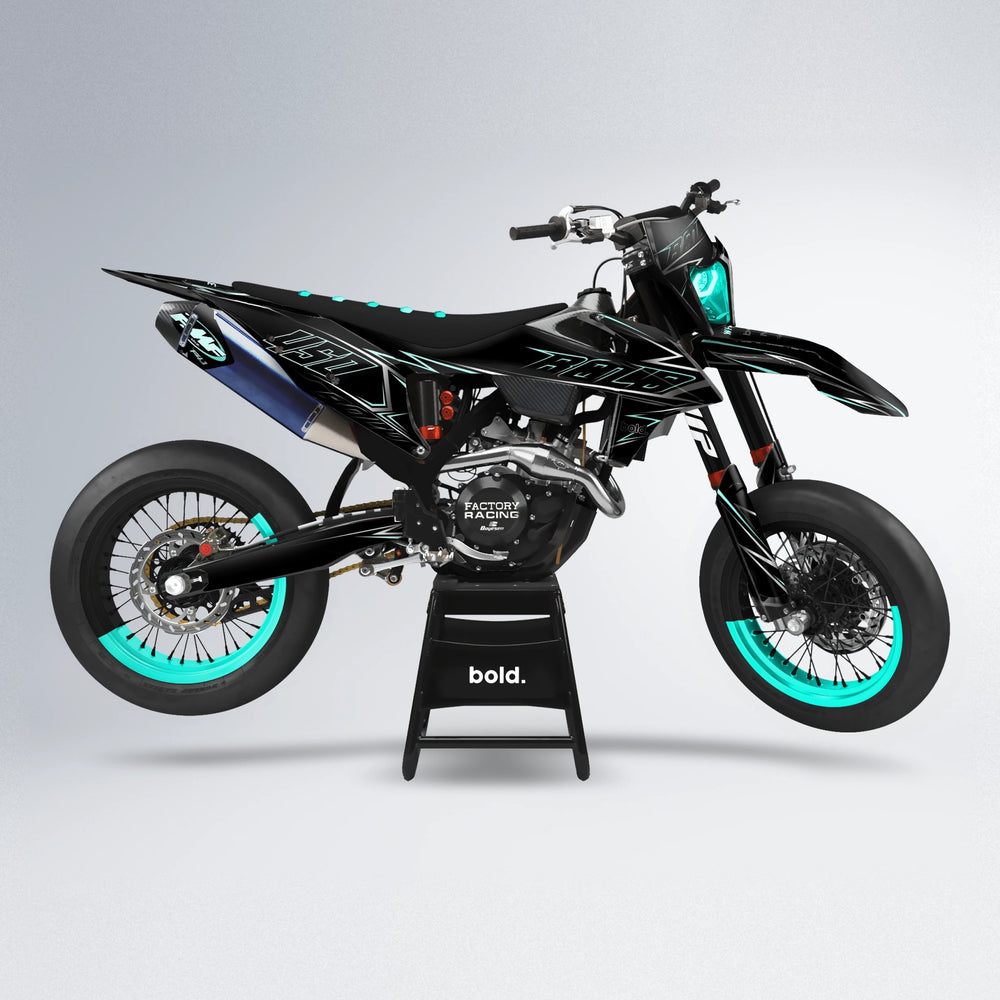 TEMPTATION supermoto graphics kit in Mint