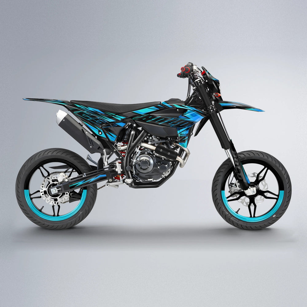 THUNDERSTRUCK Beta supermoto graphics kit in Custom Colour