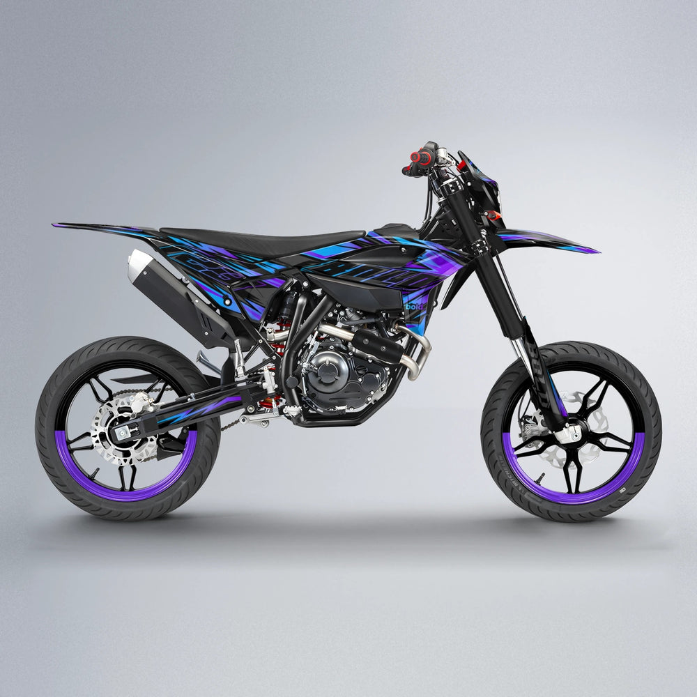 THUNDERSTRUCK Beta supermoto graphics kit in Purple