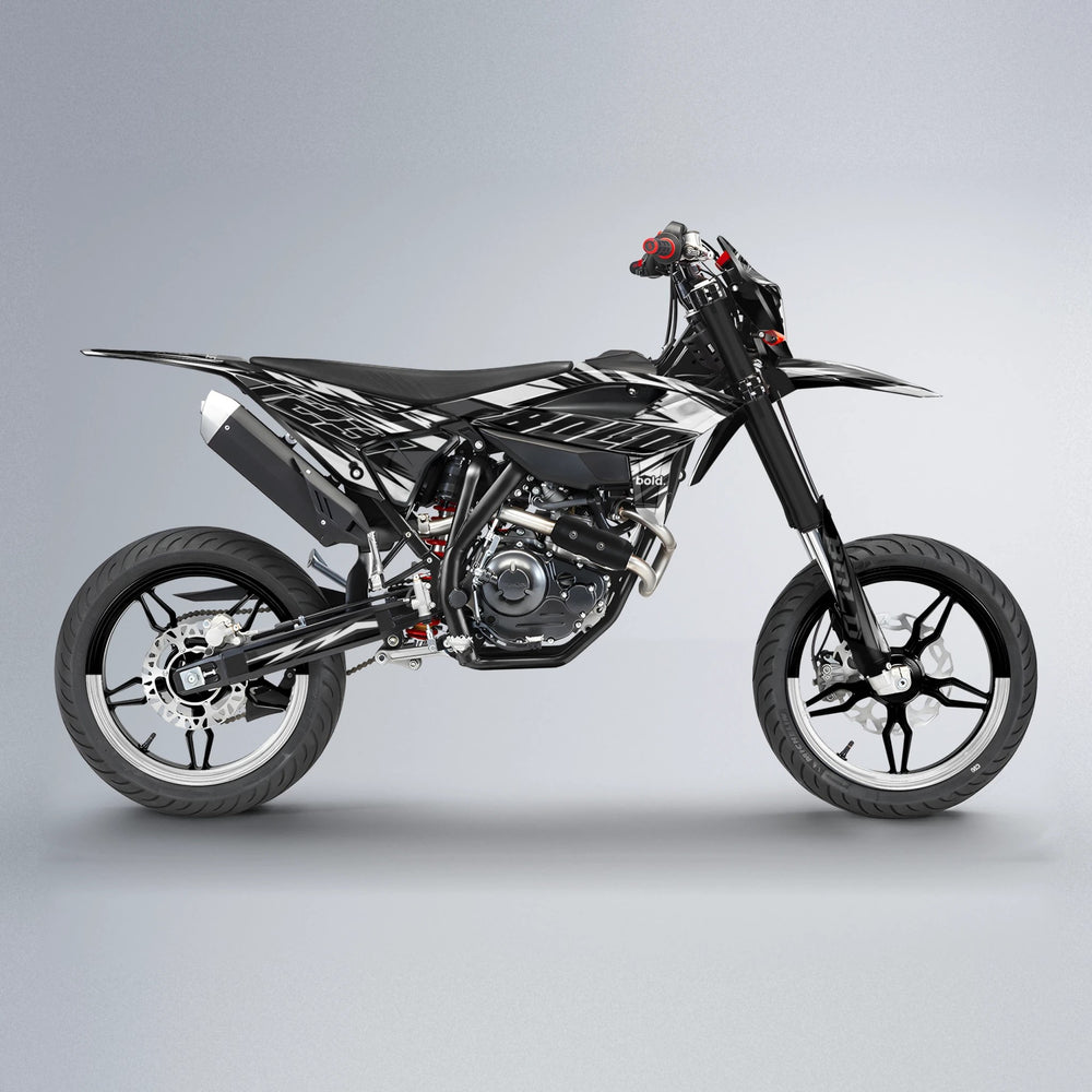 THUNDERSTRUCK Beta supermoto graphics kit in White