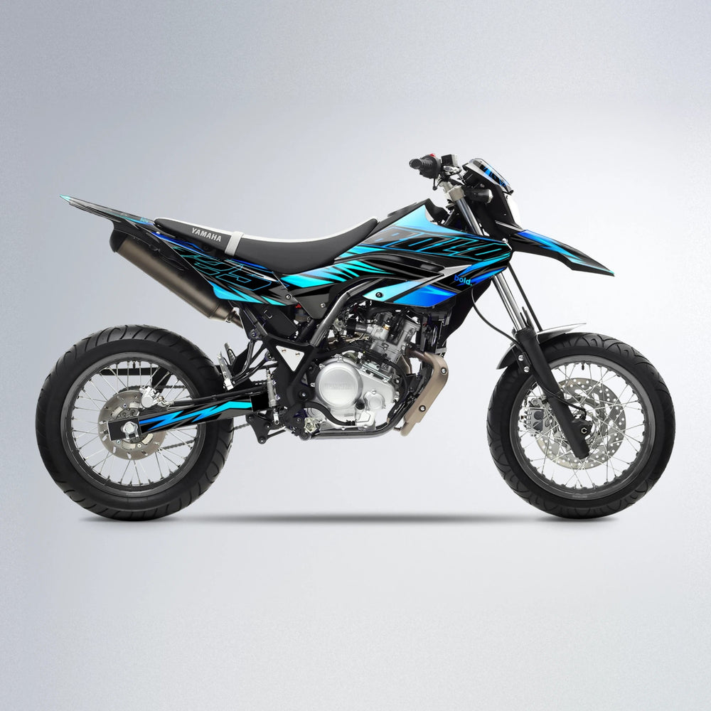 THUNDERSTRUCK Yamaha WR 125X supermoto graphics kit in Custom Colour