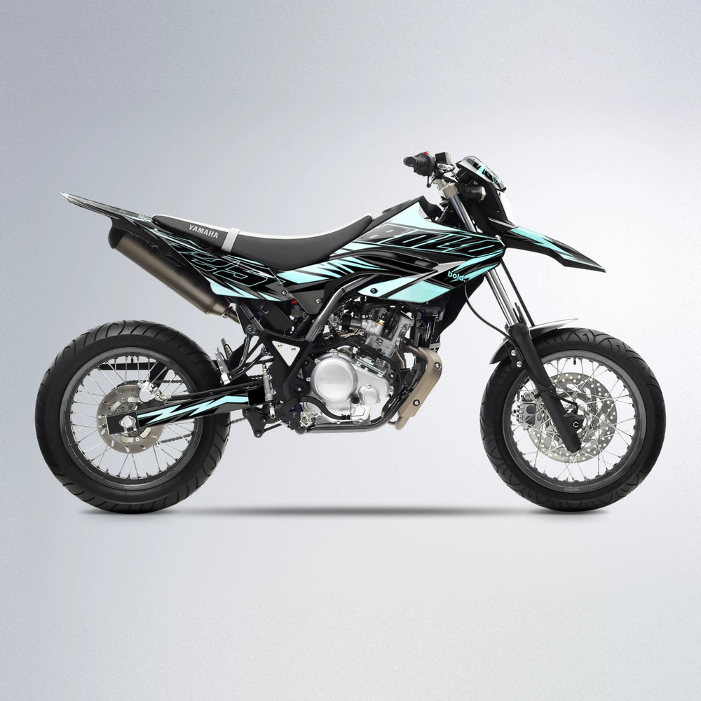 THUNDERSTRUCK Yamaha WR 125X supermoto graphics kit in Mint