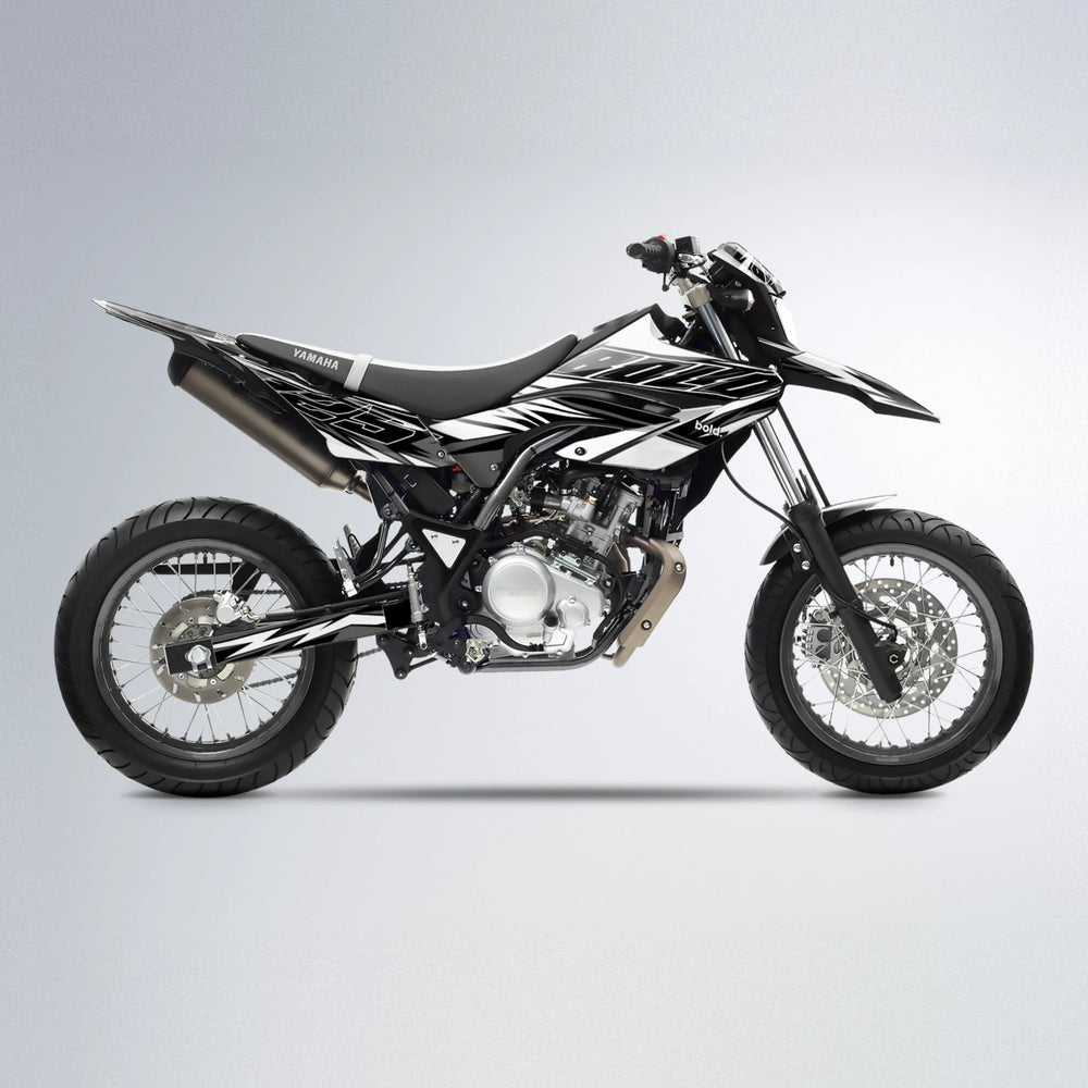 THUNDERSTRUCK Yamaha WR 125X supermoto graphics kit in White