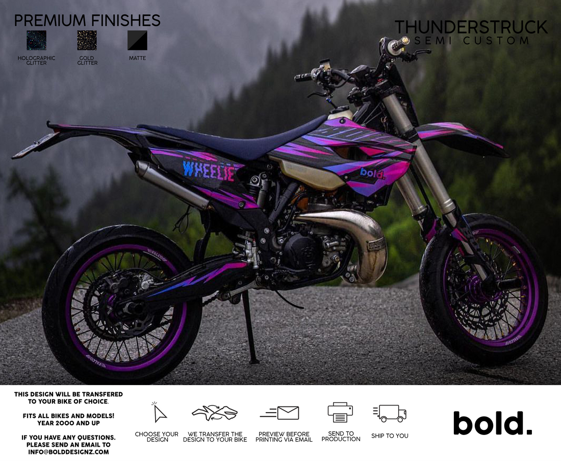 THUNDERSTRUCK - Graphics kit - Bolddesignz