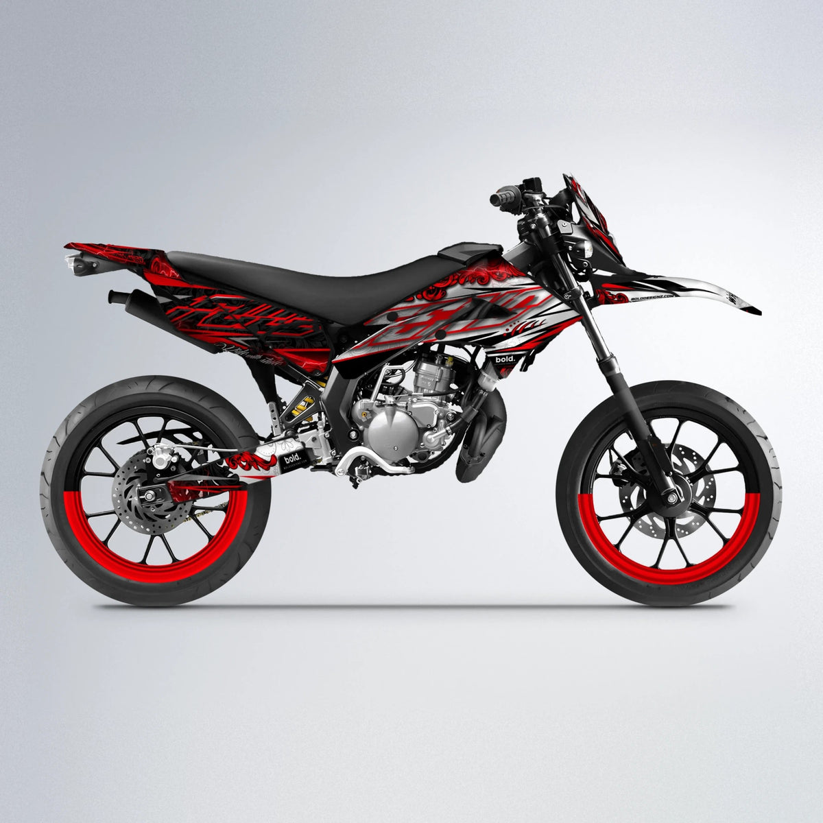 TIDAL - Derbi Senda Graphics kit Supermoto Graphics Kits, Wheels & Parts