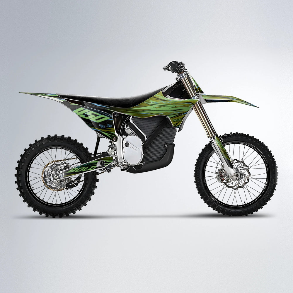 TOTH Stark Varg MX motocross graphics kit in Olive