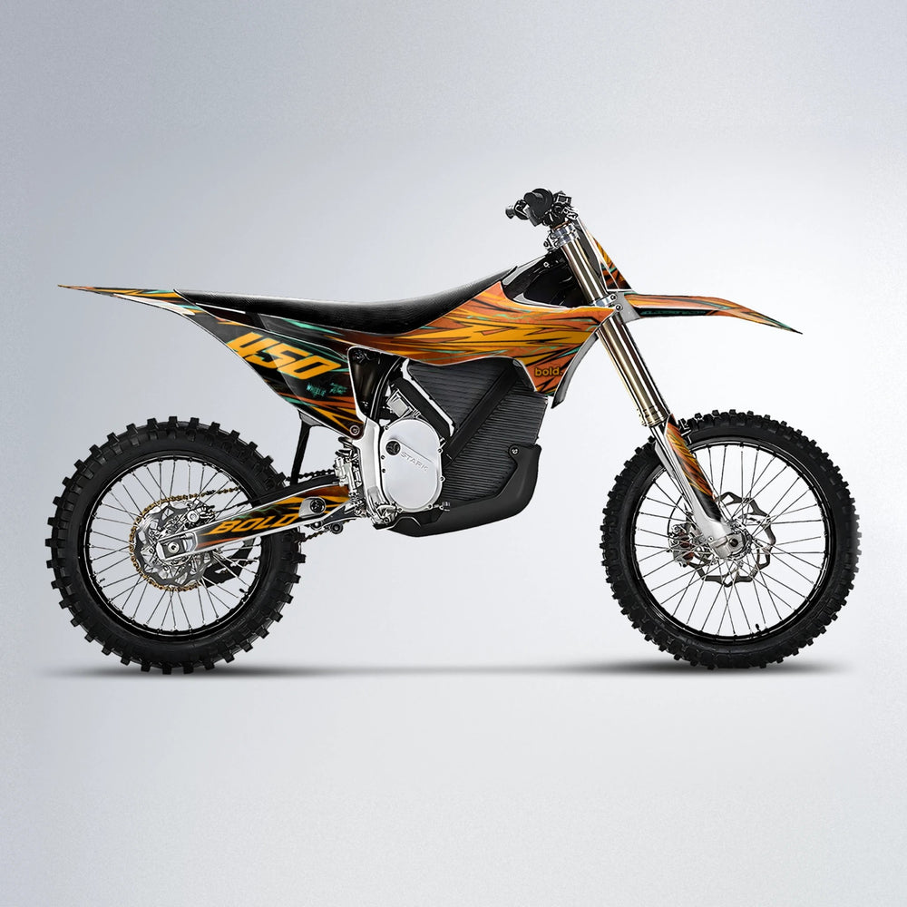 TOTH Stark Varg MX motocross graphics kit in Orange